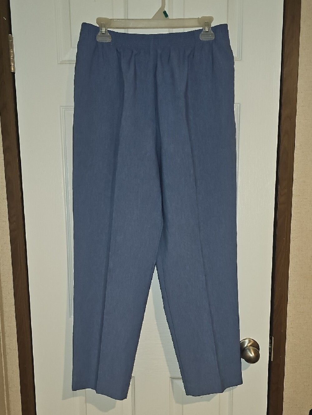 Allison Daley Petites 14P Blue Pull On Elastic Waist Pants Used